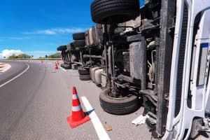 Truck Falls from Overpass onto the 5 Freeway